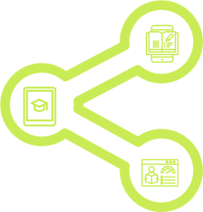symbol showing elearning solutions